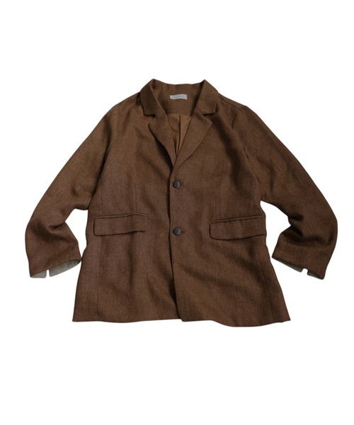 「antiqua」 テーラードジャケット P ブラウン系その他 レディース_画像3