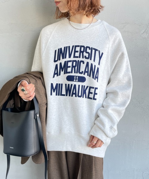 AMERICANA（アメリカーナ） トレーナー スウェット ボリュームスリーブ