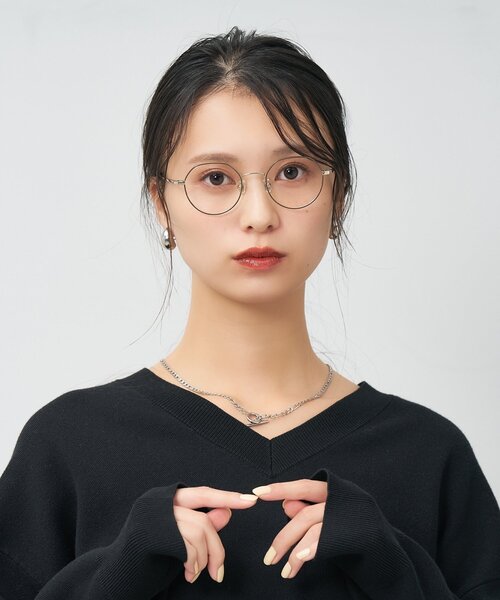 サンガッツ本舗　ガネーシャ　黒　ソフビ　インディーズ Zoff（ゾフ） 伊達メガネ メガネ 眼鏡 ボストン型 メガネ｜小さめ
