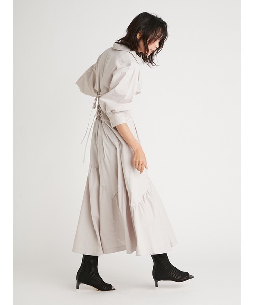 「FRAY I.D」 シャツワンピース 0 ベージュ レディース_画像5