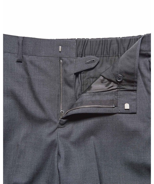 SOPHNET.（ソフネット） スラックス WOOL TROPICAL SHIRRING SLIM-FIT