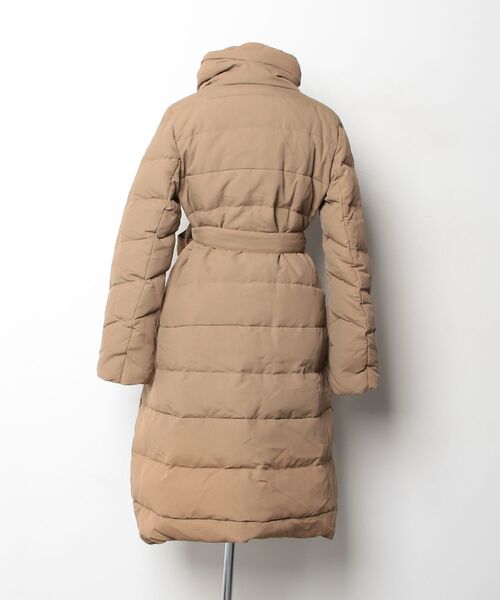 「RUIRUE BOUTIQUE」 キルティングダウンコート L ベージュ レディース_画像2