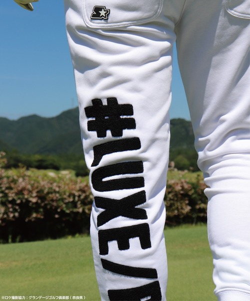 「STARTER BLACK LABEL」 イージーパンツ MEDIUM 杢グレー メンズ_画像6