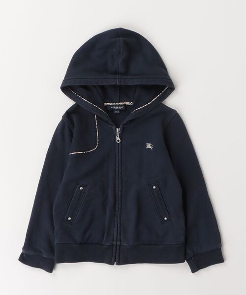 BURBERRY（バーバリー） 「KIDS」ジップアップパーカー - ネイビー