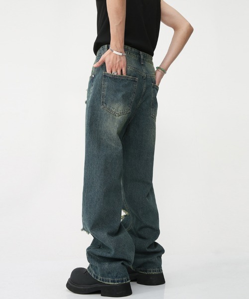 「Ressaca」 デニムパンツ M ブルー メンズ_画像2