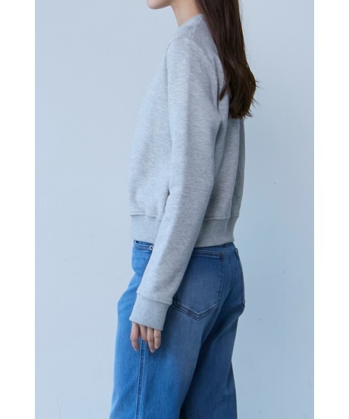 「M.deux」 スウェットカットソー MEDIUM グレー レディース_画像5