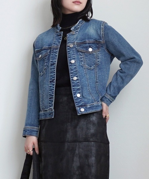 Emma（エマ） デニムジャケット gジャン カットオフデニムジャケット
