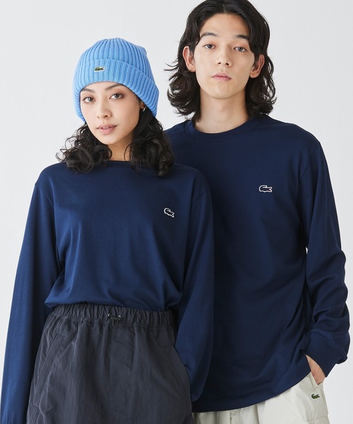 Lacoste ネイビー 長袖Tシャツ　新品 LACOSTE（ラコステ） 長袖Tシャツ 5 ネイビー メンズ : ZOZOTOWN Yahoo