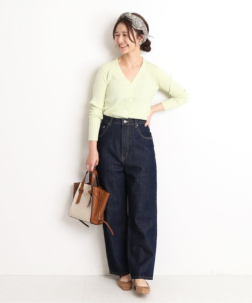 「SLOBE IENA」 デニムパンツ 34 ブルー レディース_画像3