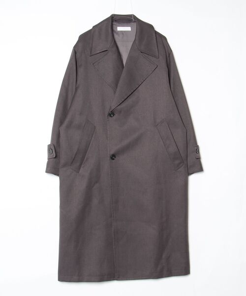 WYM LIDNM 「WYM LIDNM」 チェスターコート M グレー メンズ