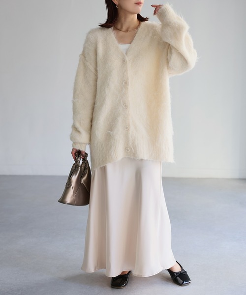 「Riberry」 ニットカーディガン FREE ブラウン レディース_画像5