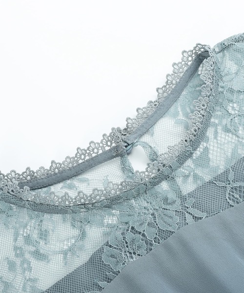 「DRESS PLUS」 7分袖ワンピース L ブラック レディース_画像5