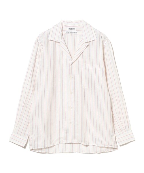 ブラウス シャツ 「別注」INDIVIDUALIZED SHIRTS / オープン カラー シャツ「イージーケア」 レディースの画像
