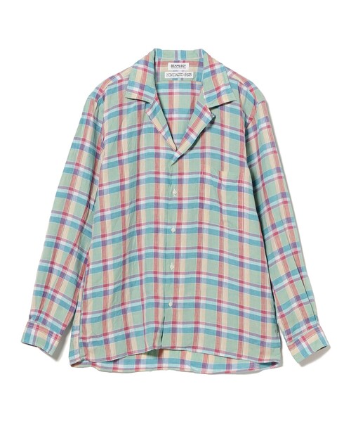 ブラウス シャツ 「別注」INDIVIDUALIZED SHIRTS / オープン カラー シャツ「イージーケア」 レディースの画像