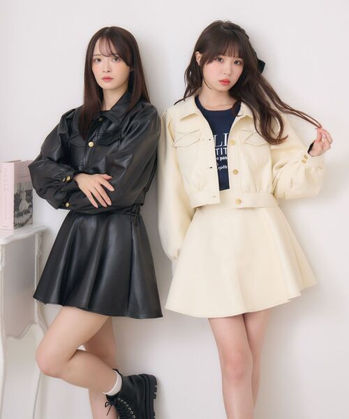 「ems excite」 セットアップ FREE ブラウン レディース_画像3