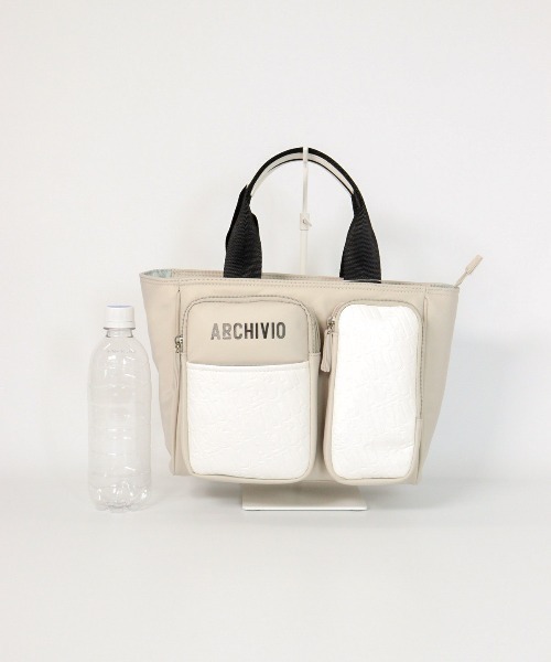 archivio（アルチビオ） ゴルフ 「MENS」箔押しポケットカートバッグ