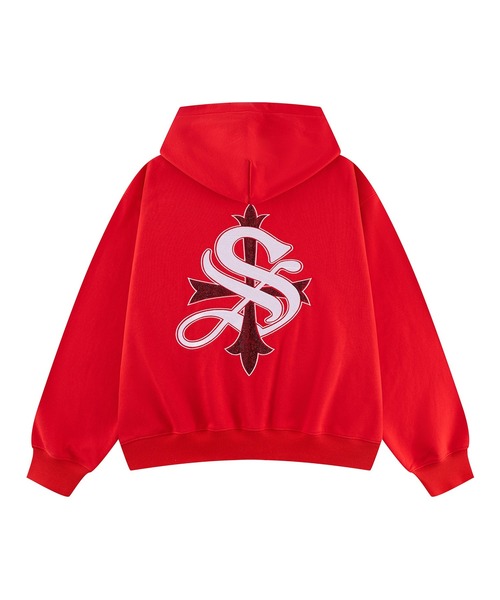 ジップフーディVarious Cross Zip Hoodie｜SUPPLIER SUPPLIER（サプライヤー） パーカー ジップフーディ｜Cross Zip Hoodie