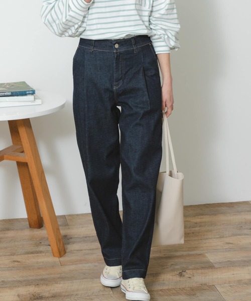 「Healthy denim」 デニムパンツ 23 ネイビー レディース_画像5