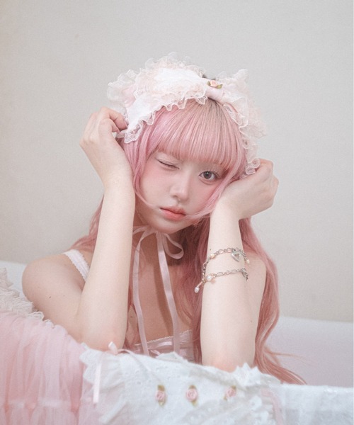 Fiorforte カチューシャ rosey ribbon head dress : ZOZOTOWN Yahoo!店