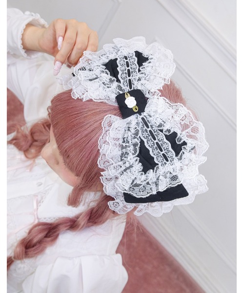 Fiorforte カチューシャ rosey ribbon head dress : ZOZOTOWN Yahoo!店
