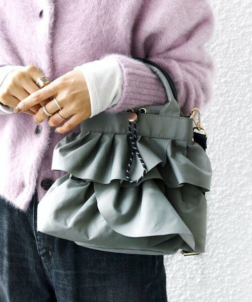 [SHIPS] 2WAY сумка ONE SIZE светло-серый женский 