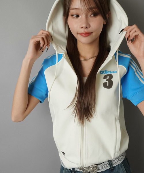 アディダス　パーカー　Sサイズ adidas（アディダス） パーカー Shmangry ジップアップ グラフィック
