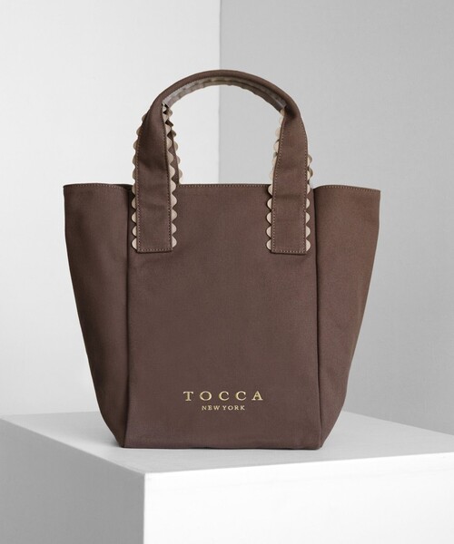 TOCCA トートバッグ【WAVES HANDLE TOTE】 TOCCA（トッカ） トートバッグ WAVES HANDLE TOTE トートバッグ