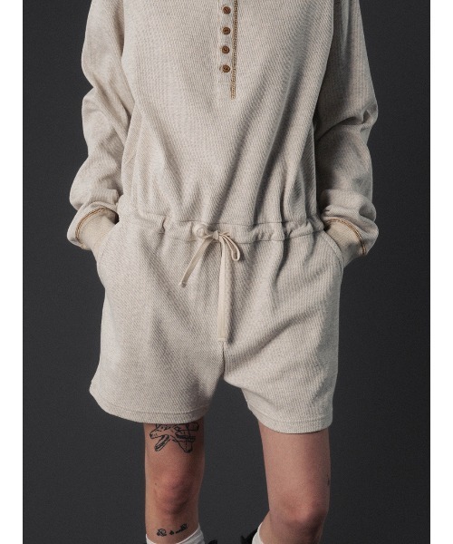 ELCHELE（エルチェレ） サロペット オーバーオール FAITH HENLEY NECK