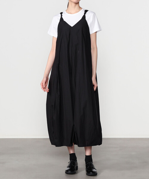 Bshop ワンピース eunoia | ツイスト Vネックノースリーブワンピース
