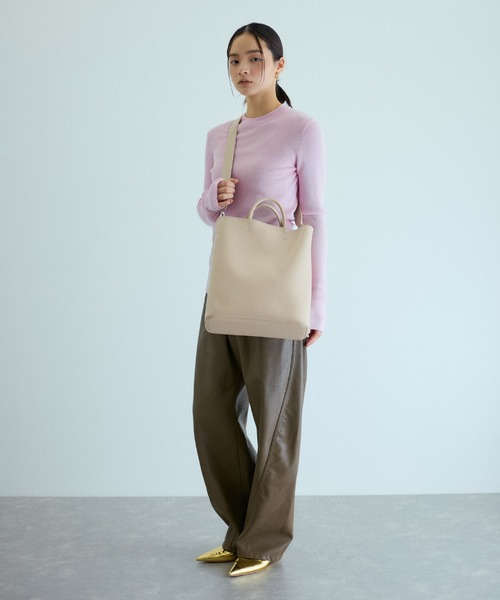 「ADAM ET ROPE'」 2WAYバッグ FREE シルバー レディース_画像5