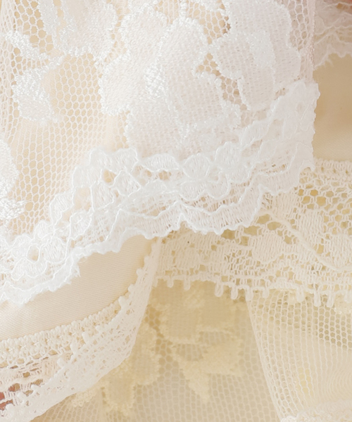 スカート 「YUHAN WANG/ユハン・ワン」lace ruffle tiered skirtの画像