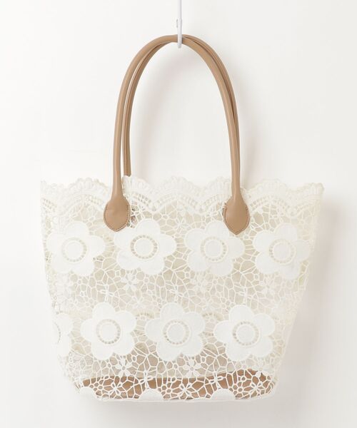 「MARY QUANT」 トートバッグ - ホワイト レディース_画像2