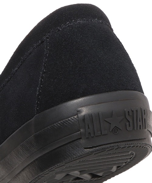 【美品】CONVERS ローファー レザー ブラック 23.5 CONVERSE（コンバース） ローファー 23.5cm ブラック メンズ