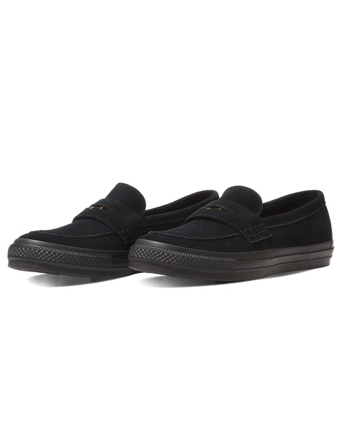 CONVERSE ブラック ローファー　23.5 人気！！ CONVERSE（コンバース） ローファー 23.5cm ブラック メンズ