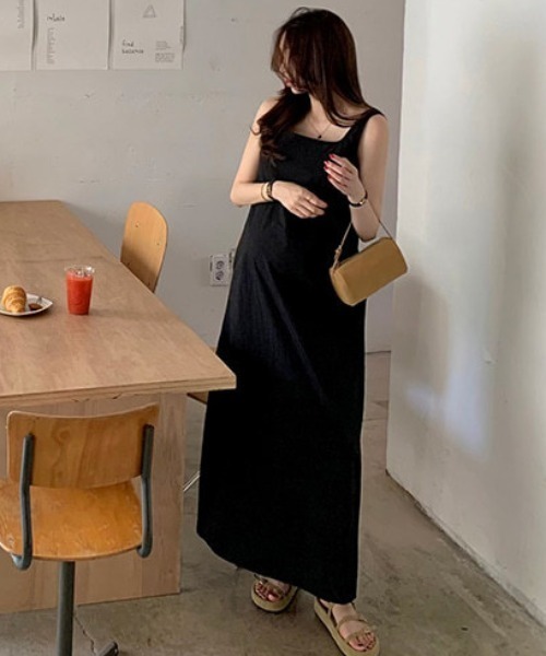 FREE STYLISTS ワンピース YUGA_YGMC Korean-style Square neck， back