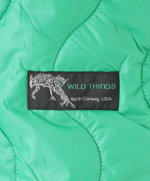 「WILD THINGS」 中綿ベスト M グリーン メンズ_画像9