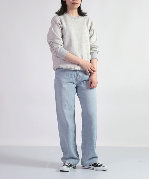 「D.M.G.」 デニムパンツ SS ライトインディゴブルー レディース_画像8