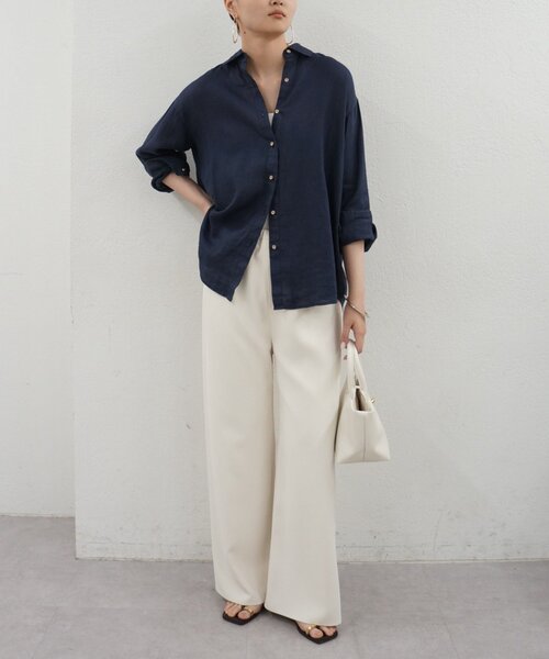 「LOUNGEDRESS」 イージーパンツ MEDIUM ブラウン レディース_画像5