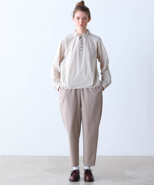 「Kelen」 長袖シャツ M チャコールグレー レディース_画像3