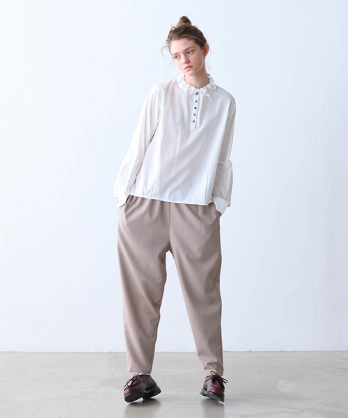 「Kelen」 長袖シャツ M チャコールグレー レディース_画像7