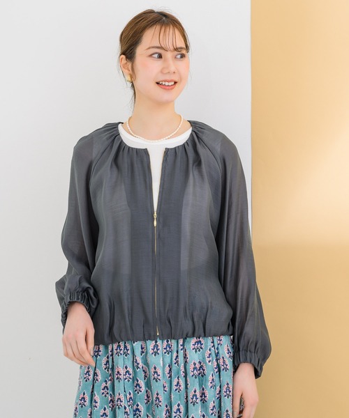 「KATHARINE ROSS」 ブルゾン MEDIUM グレー レディース_画像6