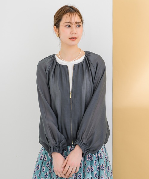 「KATHARINE ROSS」 ブルゾン MEDIUM グレー レディース_画像7