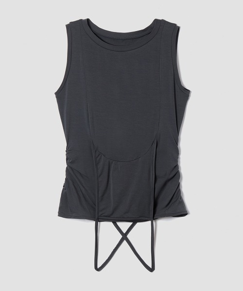 トップス teloplan Teodoro Side Open Tank-top TELOPLAN（テーロプラン） タンクトップ ノースリーブ 「TELOPLAN