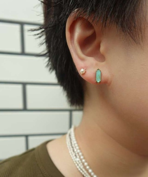 agete（アガット） パール ピアス K10パールピアス レディース