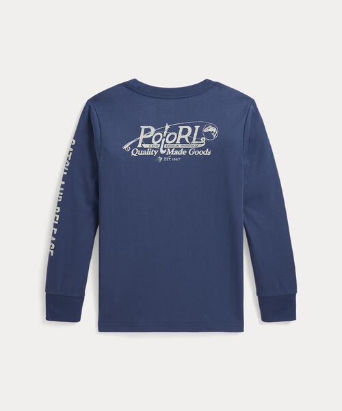 tシャツ ロゴ コットン ジャージー Tシャツ キッズ 子供服 男の子の画像