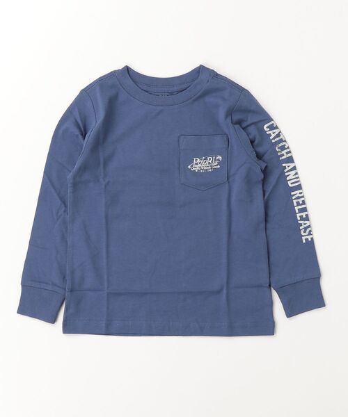 tシャツ ロゴ コットン ジャージー Tシャツ キッズ 子供服 男の子の画像