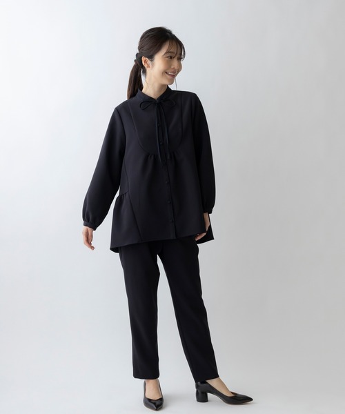 「Sono」 長袖ブラウス 1 ネイビー レディース_画像6