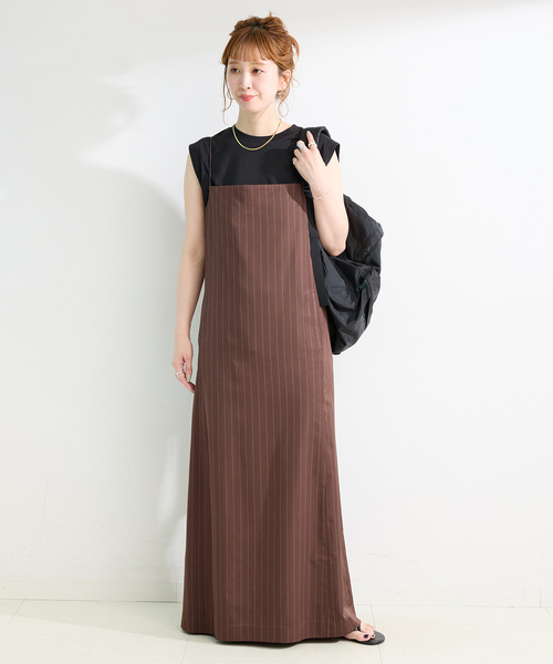 B.C STOCK（ベーセーストック） ワンピース 手洗い可 / *MAI.M WOOLY