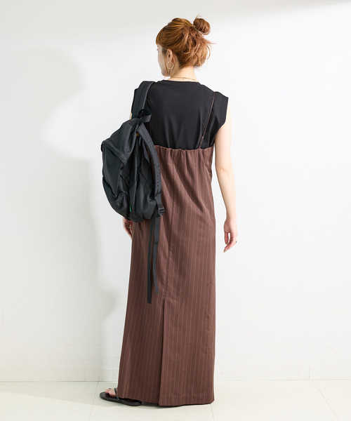 B.C STOCK（ベーセーストック） ワンピース 手洗い可 / *MAI.M WOOLY