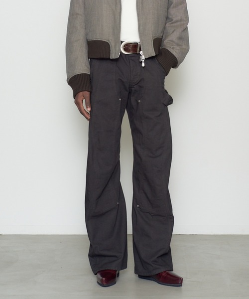 NVRFRGT（ネヴァーフォーゲット） ジーンズ CURVED LEG DOUBLE KNEE 